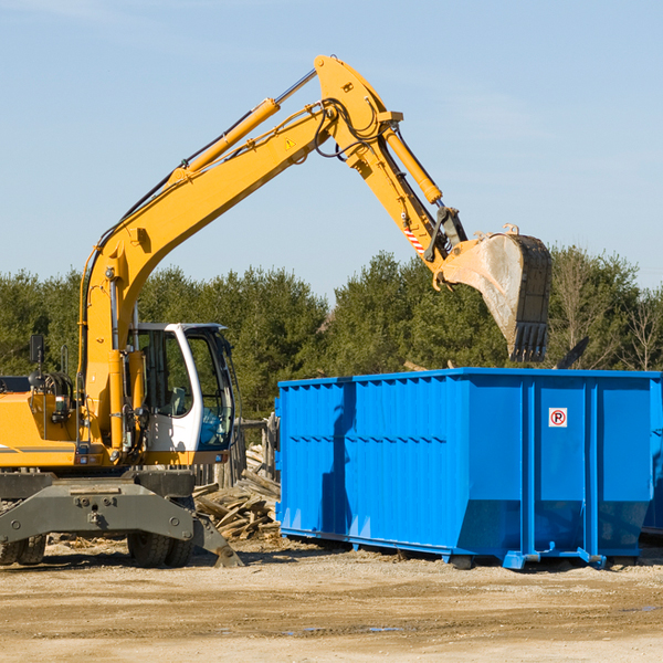 can i choose the location where the residential dumpster will be placed in Horton Bay MI